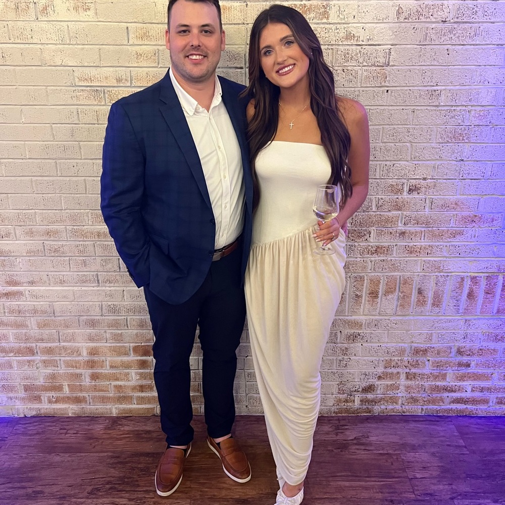 Camila Coelho Strapless White Dress